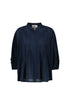 Leon & Harper blouse chimi pleat black iris